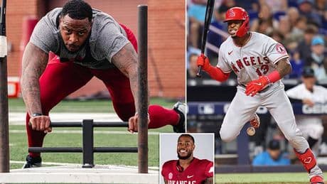 Meet the 30-year-old ex-baseball star set to play college football for the Arkansas Razorbacks this season