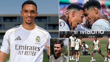 Inside Trent Alexander-Arnold's first week at Real Madrid: The only thing 'exemplary' student struggled with, Jude Bellingham's role, a 'foreign rondo'... and how long ex-Liverpool star has REALLY been learning Spanish