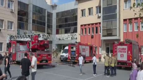 İstanbul'da okulda yangın paniği