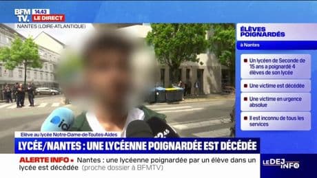 Attaque au couteau à Nantes: l'assaillant présumé a envoyé un PDF d'une vingtaine de pages à tout l'établissement ce jeudi matin