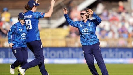 Linsey Smith: It’s surreal to celebrate five-for on my ODI debut for England