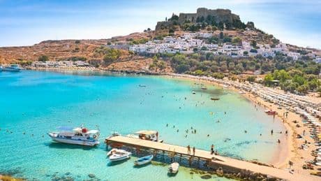 Brit man, 68, dies on beach on Greek holiday island