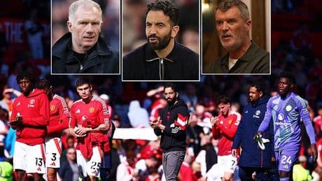Ruben Amorim thinks Roy Keane and Paul Scholes are RIGHT to stick the boot into Man United over 'disgraceful' league form