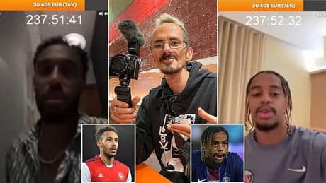 Ex-Arsenal footballer Pierre-Emerick Aubameyang and PSG star are dragged into streamer death row after encouraging him to keep up his 'stay awake' humiliation - 237 hours into it - before he died on live stream