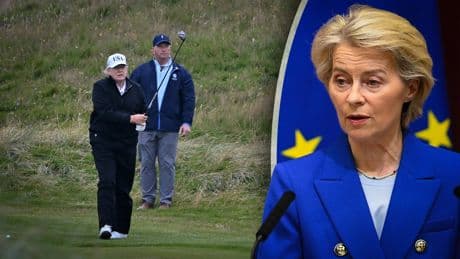 Spanning stijgt voor cruciale ontmoeting: lukt het EU-kopstuk Ursula von der Leyen en president Donald Trump om een handelsdeal te sluiten?