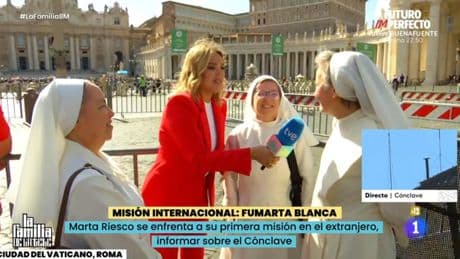 El Consejo de Informativos de TVE, contra 'La familia de la tele' por enviar a Marta Riesco a Roma: "Merecemos respeto"