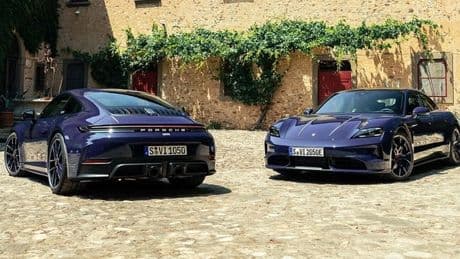 Porsche Italia, per i quarant?anni di storia due gioielli speciali con Ferragamo: una 911 ed una Taycan esclusive