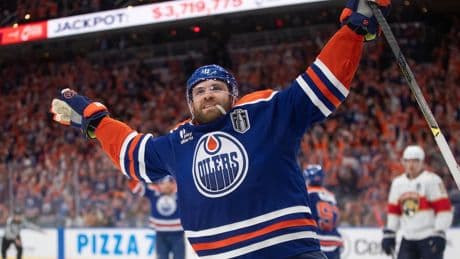 Draisaitl scores in OT, Oilers beat the Panthers in overtime in Game 1 of the Stanley Cup Final