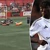 Man United issue update on highly-rated youth star, 19, after he was rushed to hospital with horror head injury as match is abandoned