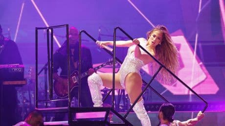 Jennifer Lopez visita el Palau Sant Jordi