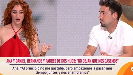 Ana y Daniel, dos hermanos enamorados, con hijos y que luchan por casarse: &quot;Al principio era algo forzado&quot;