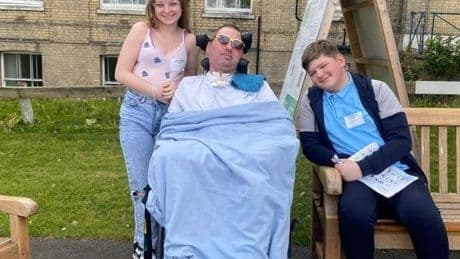 Dad 'locked in own body' after headache turned out to be something far worse