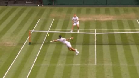 Novak Djokovic’s Wimbledon opponent throws ball at him after incredible point