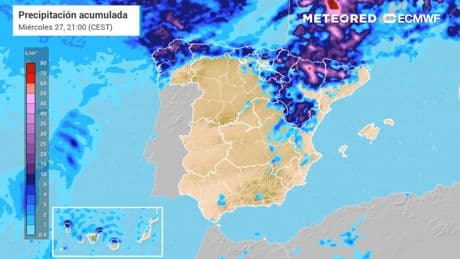 Más tormentas y lluvias en España: cinco provincias activan la alerta naranja