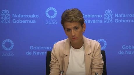 Chivite dice ahora que ella no adjudica las obras tras el escándalo del túnel de Belate y UPN y PP piden ya su dimisión