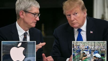 Trump threatens Apple with 25% tariff if it doesn’t shift iPhone manufacturing to US