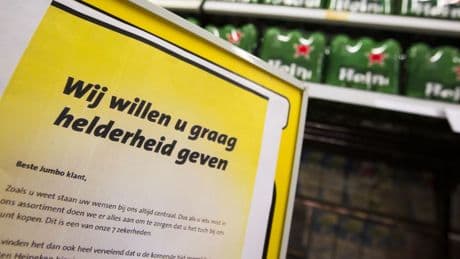 Minder Heineken in de schappen bij Jumbo, bierbrouwer verliest kort geding