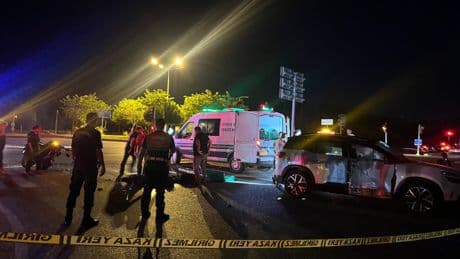 Fethiye'de korkunç kaza! Otomobil ile çarpışan motosikletli can verdi