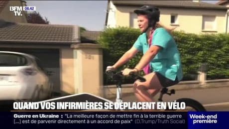 "Le vélo, c'est que bénéfique": en Meurthe-et-Moselle, les infirmiers libéraux se déplacent à vélo