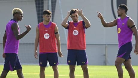 El entrenamiento del Barça previo al Mallorca, en imágenes