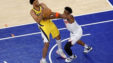 Little-used reserve Tony Bradley helped Pacers blunt Knicks’ rebounding edge