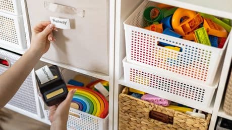 I'm the mom with color-coded bins and a fridge with labeled sections. I'm exhausted.