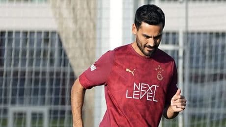 İlkay Gündoğan, Galatasaray'da ilk antrenmanına çıktı