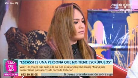 Valeri, el detonante en la ruptura de Escassi y Suárez, asegura haberse hecho amiga de la modelo