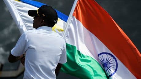 India and the Philippines stage joint sail and naval drill in the disputed South China Sea