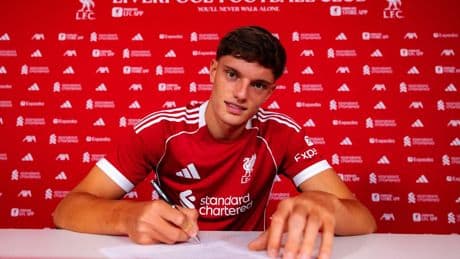 Liverpool announce Giovanni Leoni signing ahead of Premier League season opener