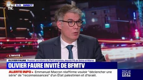 40 milliards d'euros d'économie sur le budget: Olivier Faure (PS) assure que la question de la censure "n'a jamais été retirée"