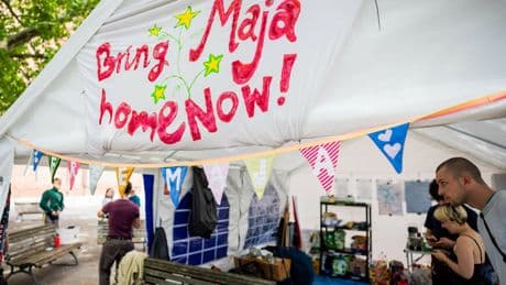 Budapest-Komplex | »Rettet Maja Aktionscamp«: Das Camp endet, der Kampf geht weiter