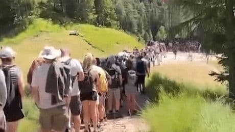 Südtirol: Massiver Andrang auf Berg-Station Seceda