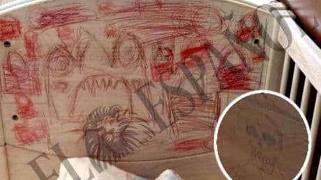"Figuras pseudohumanas, ocho candados y bestias": lo que dicen los psicólogos de los dibujos de los hijos de Christian en Oviedo