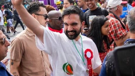 N.Y.C. Mayoral Rivals Make a Pivotal Stop at West Indian Day Parade