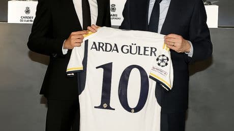 Real Madrid'de 10 numaralı forma için ibre Arda Güler'e döndü