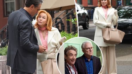 Redhead Renee Zellweger and Bobby Cannavale film ‘Only Murders in the Building’ in Brooklyn