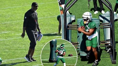 Aaron Glenn includes NFL rarity into Jets’ first padded-practice that lives up to hype