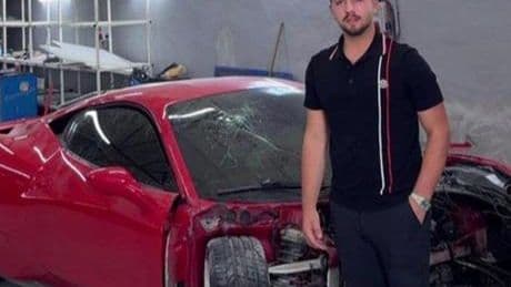 Büyükçekmece'de hurdaya dönen Ferrari'nin sahibi konuştu: Alalı 5 gün olmuştu!