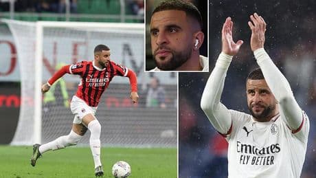 Kyle Walker faces humiliating return to England with AC Milan 'snubbing £4m chance to sign him' - after he moved to Italy to escape affair drama