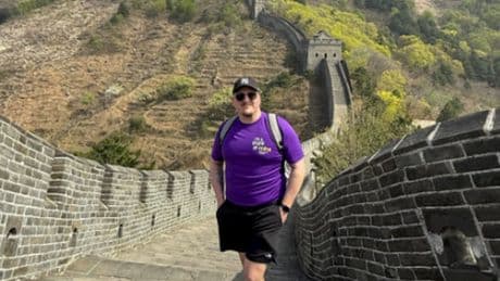 Scot treks Great Wall of China in memory of brother who died tragically