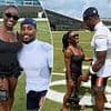Simone Biles visits Bears practice to support husband Jonathan Owens... days after he got into fight with his own teammate