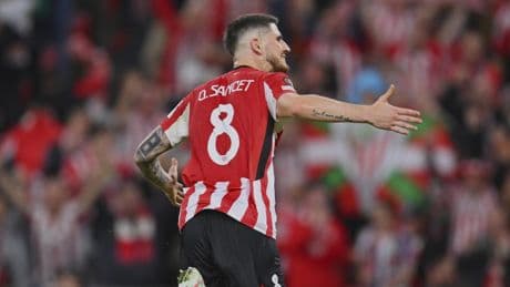 Alegrón para el Athletic justo antes de marcharse al descanso