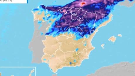 Las temperaturas caen este lunes en España: 15 provincias están en alerta por tormentas con granizo y tres de ellas, en nivel naranja