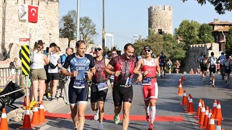 Asya ve Avrupa Triatlon Şampiyonası, İstanbul'da yapıldı