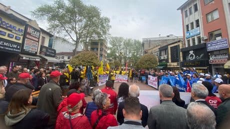 Çaycuma'da 1 Mayıs: Ekmek, adalet, barış ve demokrasi için…