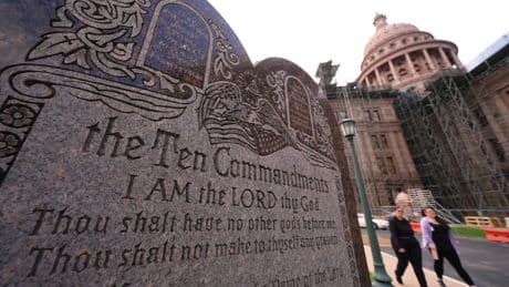 Texas to post Ten Commandments in every public school classroom