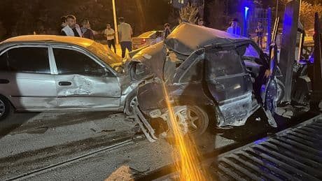 Kahramanmaraş'ta dehşete düşüren kaza! Güvenlik kamerası saniye saniye kaydetti