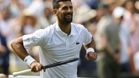 Djokovic, a una victoria de las 100 en Wimbledon: "Mis estadísticas tienen más números que años Alcaraz y Sinner"