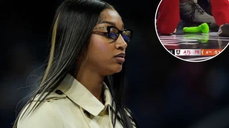 Angel Reese jokingly chides Fever player after latest WNBA game featuring flying sex toy